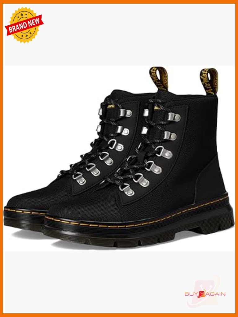 Women's Combat Ankle Boot With Lace Up And Block Heel